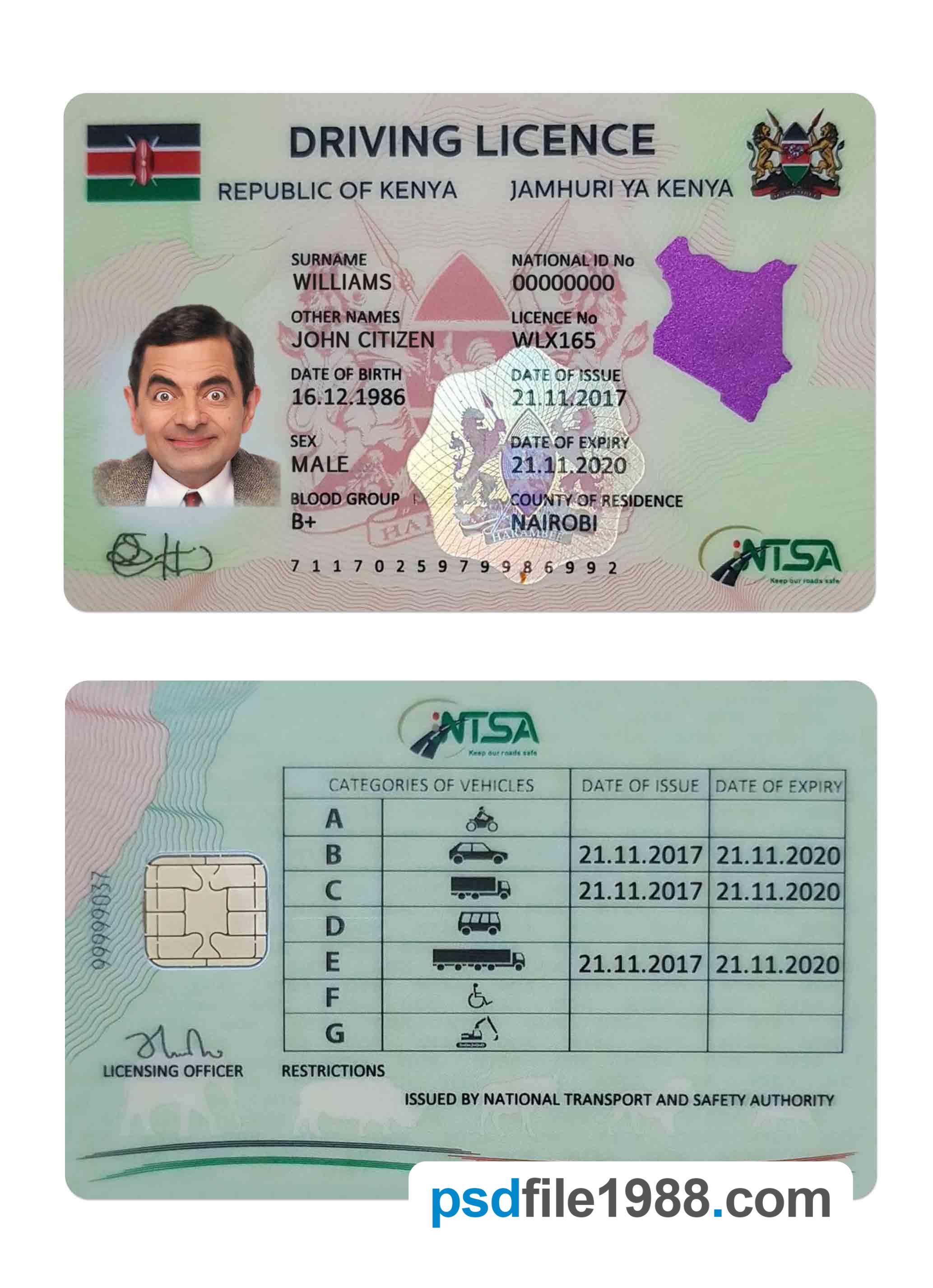 Kenya Driving License